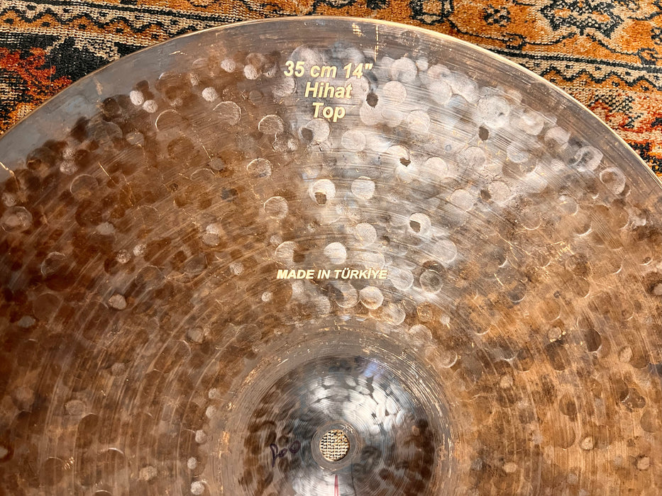 Dry Complex Bosphorus Black Pearl 14” Hihats 800 900 g PERFECT PAPERY! More Refined Turk Tone!