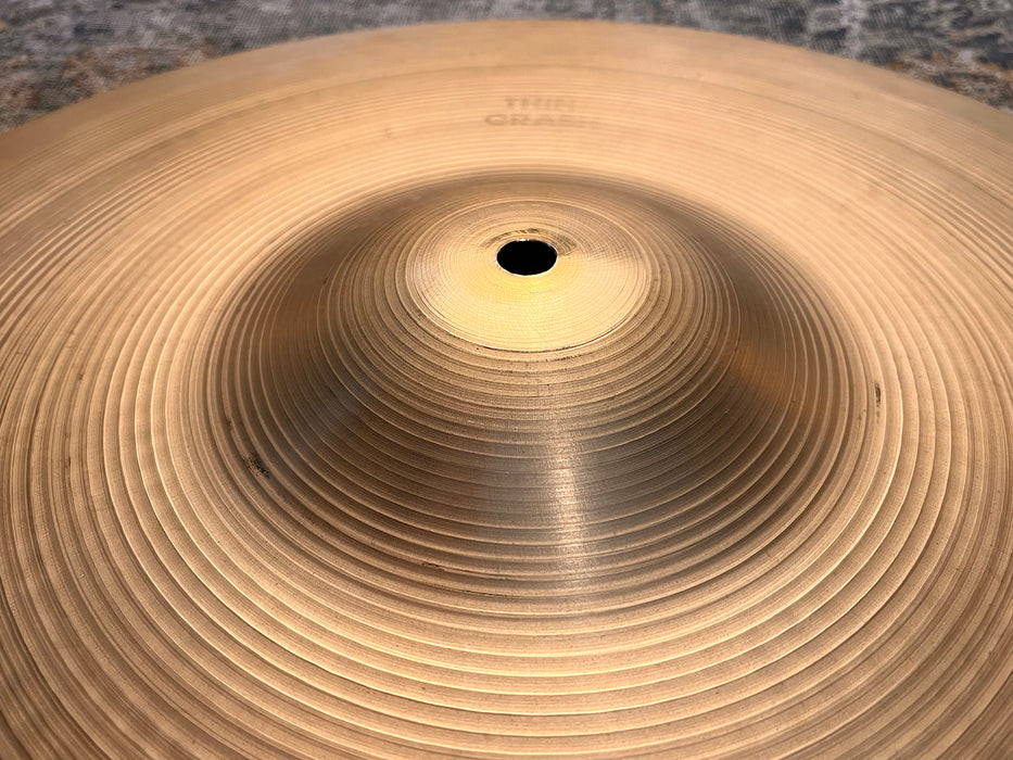 Vintage Zildjian Paperthin Crash 18” ONLY 1296 g FACTORY STAMPED “THIN” FAST Semi-Complex