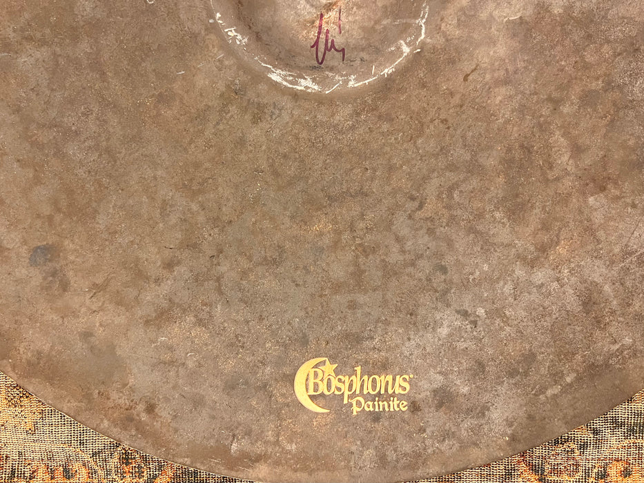 LIGHT DRY COMPLEX BLACKENED Bosphorus 20” THIN CRASH RIDE Only 1690 g Painite