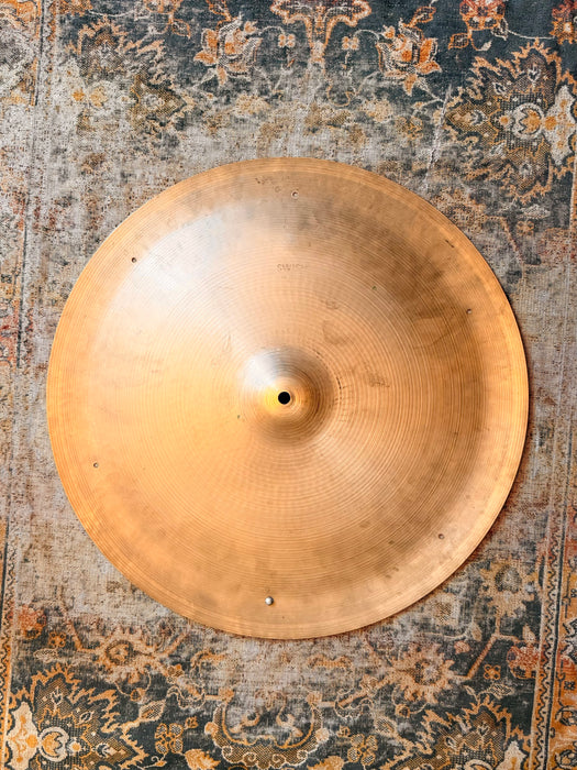 Vintage ZILDJIAN 20” Factory SWISH China Pang THIN AT ONLY 1762 g MELLOW! Sizzle! Beauty!