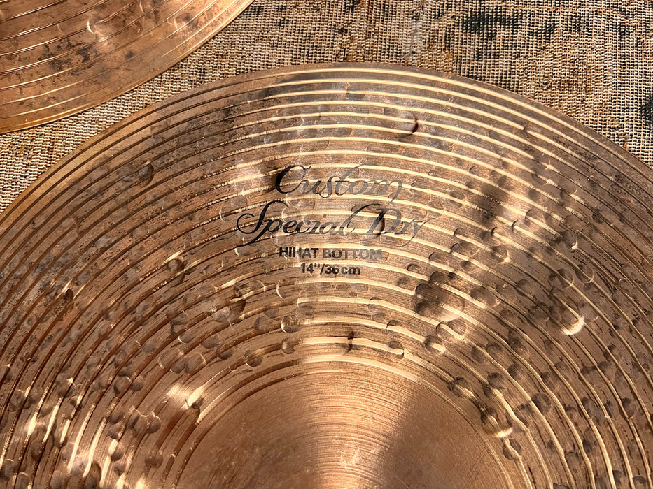 Zildjian K Custom SPECIAL DRY Hihats 14” 942 1365 g PERFECT Condition! CRISP! Dont Pay $600!