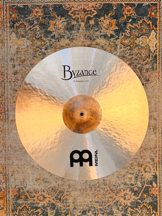 Meinl BYZANCE POLYPHONIC Crash 20” IMMACULATE! Traditional w RAW BELL 1782 g LIGHT RIDE