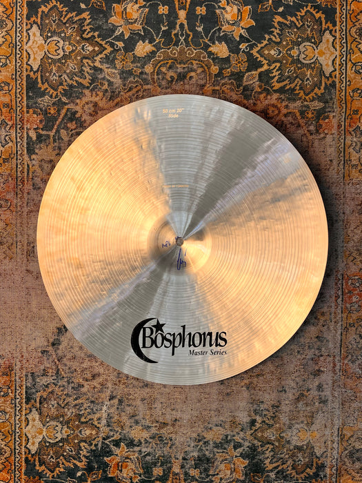 Bosphorus MASTER 20” Ride CRASH ONLY 1486 g PAPERY LIGHT COMPLEX Airy! Perfect Condition!