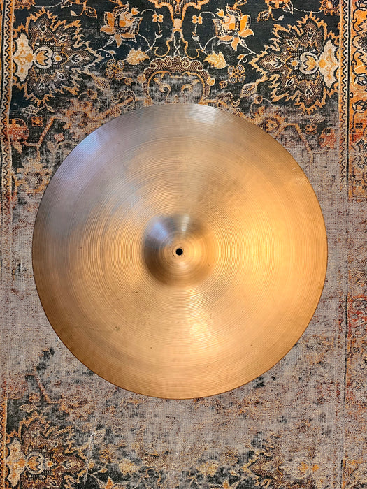 GLORIOUS 1940s Vintage ZILDJIAN TRANS STAMP LIGHT 20" Crash Ride Only 1952 g CRASHABLE Amazing