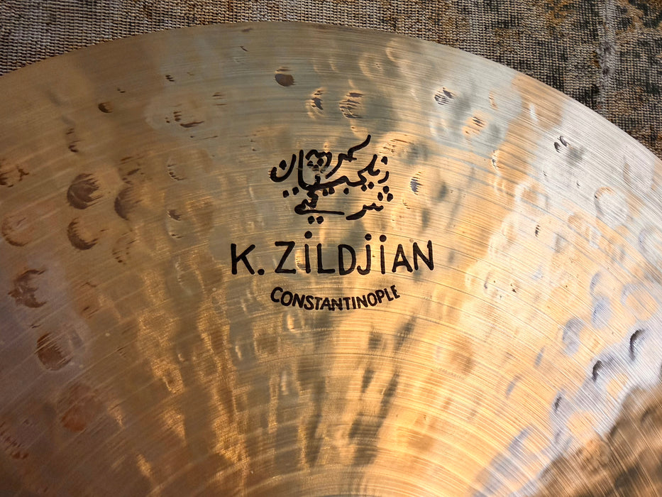 Zildjian K CONSTANTINOPLE BOUNCE Ride 20” Amazing Shape! 1924 g DARK SMOKY Discontinued?