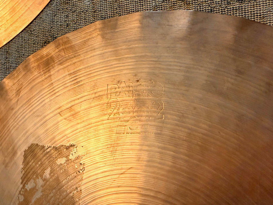 VINTAGE PAISTE 2002 SOUND EDGE Hihats 14” REAL DEAL 1977 Black Label! 994 1020 g Don’t Pay $550