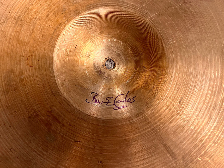 BUN E CARLOS 22” Vintage Zildjian 1960s Crash Ride 3084 g Balanced! Anointed By THE MAN!