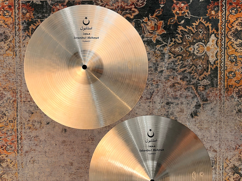 Rare ULTRA WARM ISTANBUL Mehmet NOSTALGIA 14” Hihats 918 1118 g PERFECT! Buttery SMOOTH!
