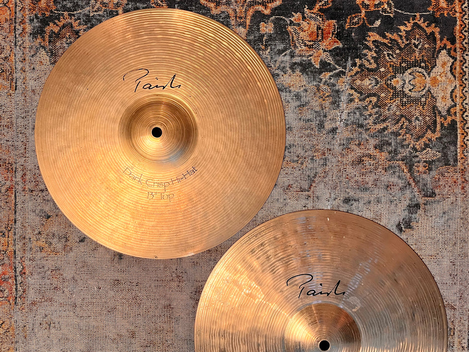 Paiste Signature DARK CRISP 13” Hihats 716 1256 g DON’T PAY $670! These DO EXACTLY What They Promise!