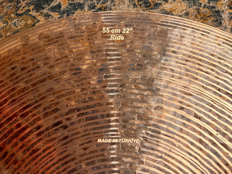 Bosphorus NEW ORLEANS Ride 22” 2380 g IMMACULATE! Amazing Complex Shimmer!
