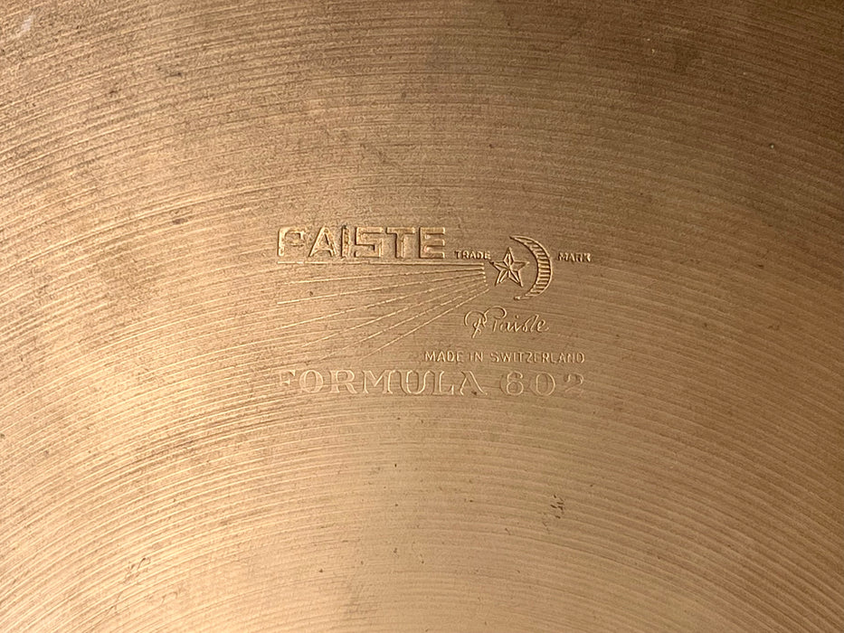 VERY Vintage Paiste 602 SOUND EDGE Hihats 14” 878 960 g PRE SERIAL! The TONE! Don’t Pay $700 For REISSUES!