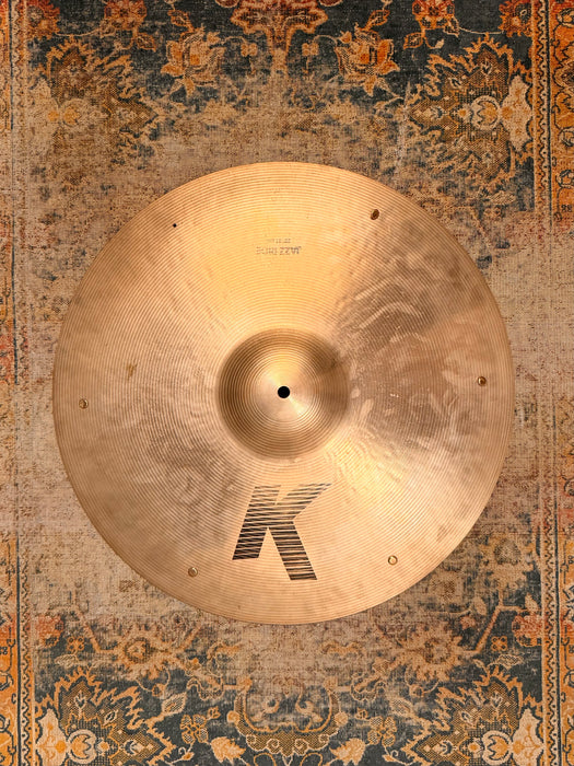 RARE Zildjian K JAZZ RIDE DRY LIGHT Sizzle 20” 2084 g AIRY COMPLEX DISCONTINUED! Great Attack!