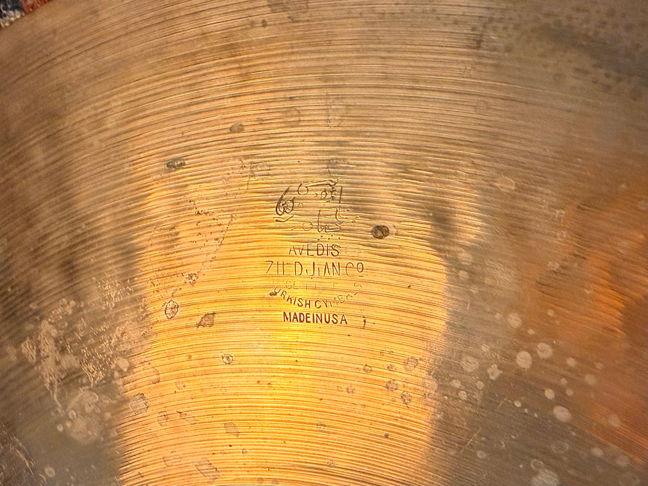 Ultra THIN RARE 1930s Vintage Zildjian 15” Hihats Golden Era! LIGHT WHISPY ONLY 758 764 g 1st USA DECADE