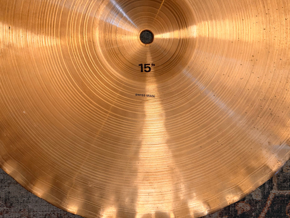 RARE Paiste 2002 BLACK LABEL 15” SOUND EDGE Hihats 1107 1193 g BEAUTIFUL! ICONIC TONE!
