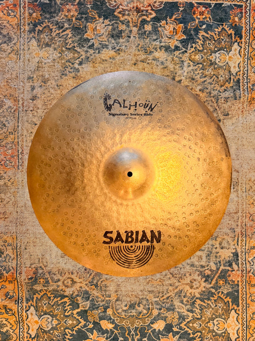 RAW Sabian SIGNATURE WILL CALHOUN LUNAR Ride 21” 3434 g RARE! Super Dry with SUPER CUTTING BELL