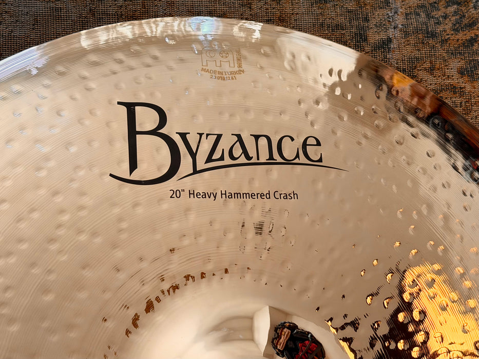 Meinl BYZANCE 20” Heavy Hammered Crash BRILLIANT 2132 g PERFECT! Dark FULL w Shimmer Don't spend $490 To Guess
