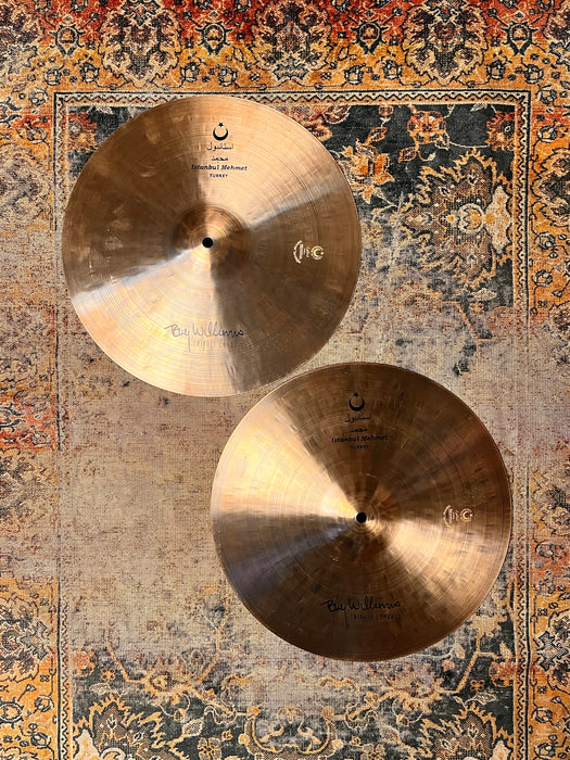 ISTANBUL Mehmet TONY WILLIAMS Hihats 15” 1128 1324 g IMMACULATE! GORGEOUS! Dark! RARE