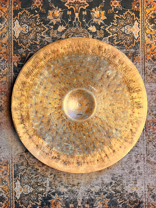 Timothy Robert’s 22” PRE AGED DRY LIGHT COMPLEX Sizzle at 2260 g Gorgeous Blue Turquoise Patina