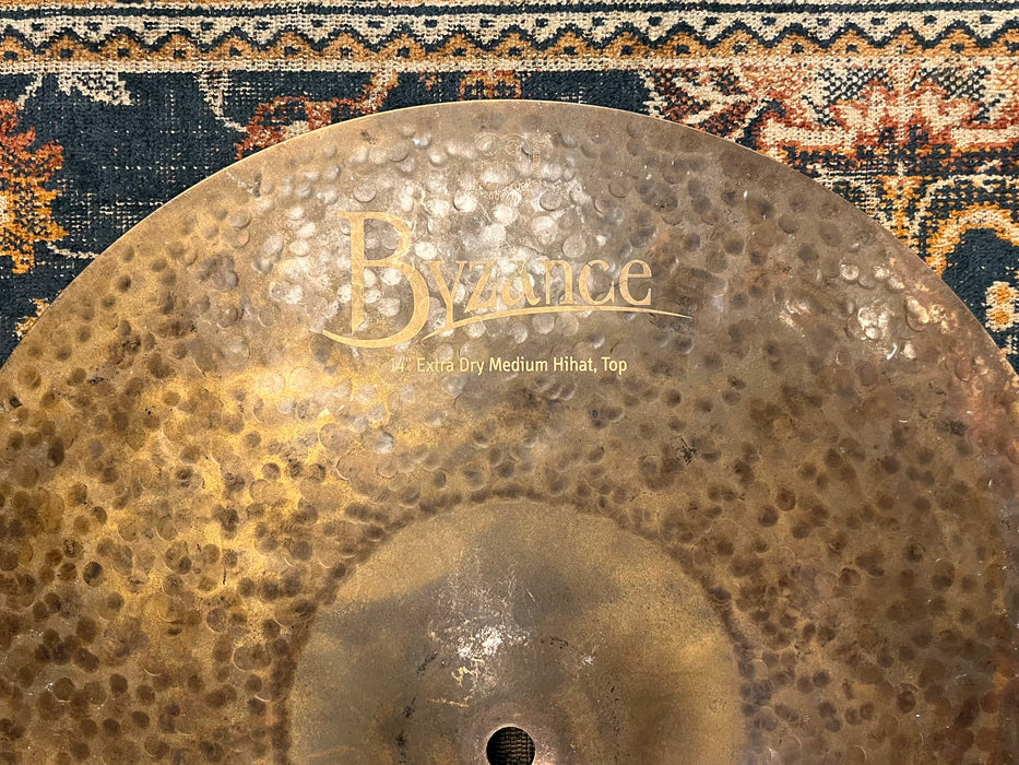 1/2 RAW DARK DRY Meinl BYZANCE Extra Dry Medium Hihats 856 1393 g THIN