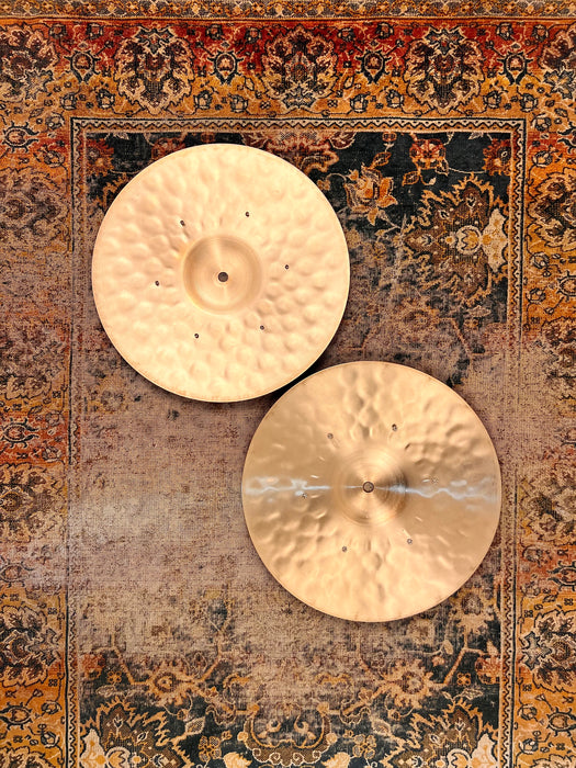 Zildjian REMIX JINGLE Hihats 13” 886 1192 g CLEAN w/ ALL 12 Factory JINGLES!  Very RARE! Amazing!
