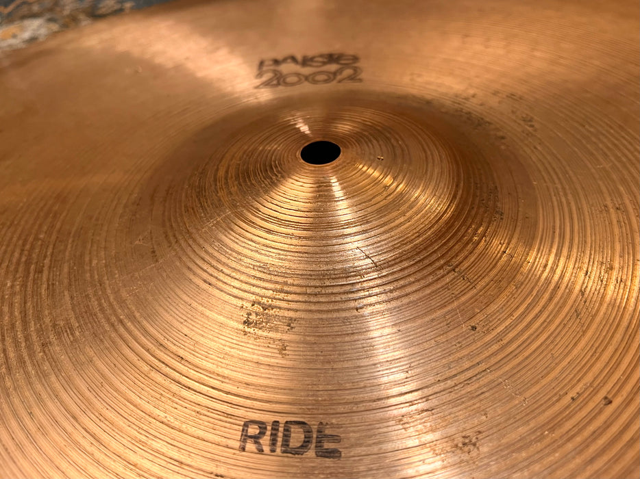 Vintage Paiste 2002 Factory-Stamped Ride 22” 2914 g THE ORIGINAL! WHY PAY $560??? This is The REAL DEAL