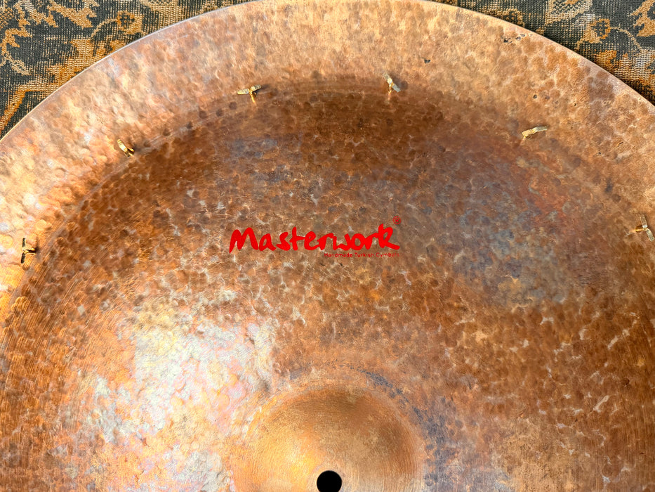 RAW Dry Complex TURK 22” Masterwork China Swish KNOCKER All 18 Rivets! 1628 g Mint!