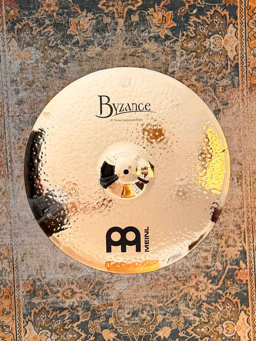 Meinl BYZANCE 20” Heavy Hammered Crash BRILLIANT 2132 g PERFECT! Dark FULL w Shimmer Don't spend $490 To Guess