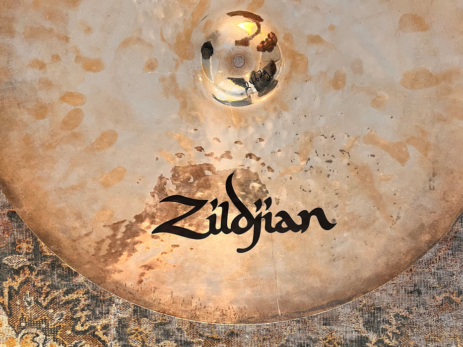 RARE Zildjian RARITIES PROTOTYPE K DARK THIN 21” Brilliant Ride 2462 g IMMACULATE! Shimmering