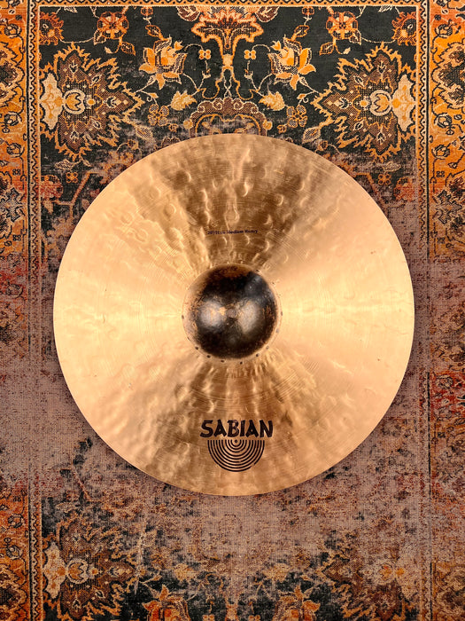 Sabian ARTISAN Traditional Symphonic 20” Ride 2794 g Crash RAW BELL! Dark + Hand Hammered