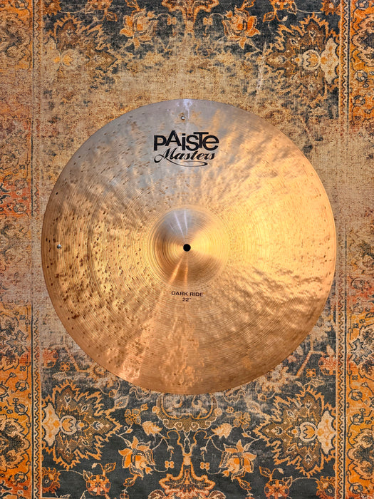 Paiste MASTERS 22” DARK RIDE CLEAN! 2610 g Sizzle! LIGHT COMPLEX AIRY! Don’t Pay $820!