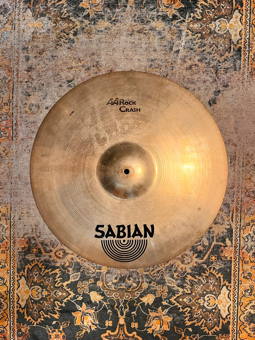 HUGE Discontinued Sabian ROCK CRASH 20” MASSIVE FULL! AA 2618 g Great Attack + Projection