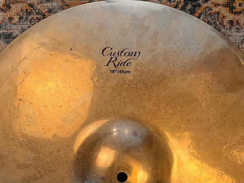 Rare ORIGINAL Earlier Zildjian K Custom 18” Ride Pre Cursor GADD SESSION 1992 g