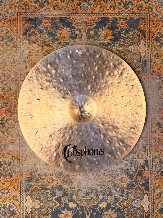 UNIQUE Light COMPLEX Bosphorus LOW BELL PROTOTYPE Ride Crash 22” IMMACULATE 2136 g Deep Hammered!