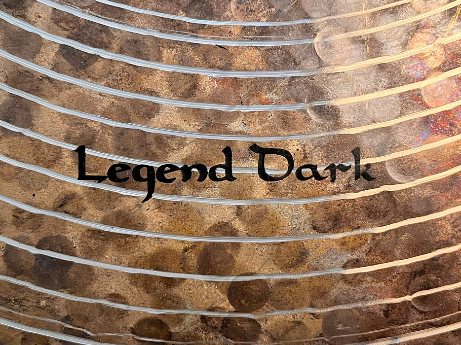 ULTRA DARK Istanbul Mehmet 24” LEGEND DARK Ride 3012 g STUNNING! Amazing Cymbal! Wide Lathe