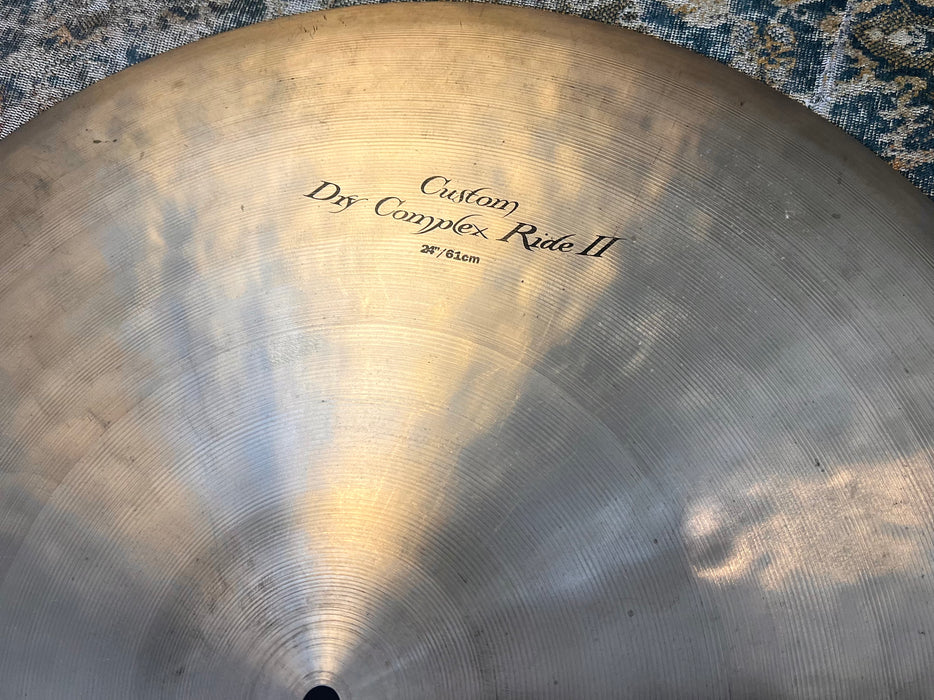 ULTRA RARE Zildjian BILL STEWART 24” K Custom Dry Complex Ride # 12 2966 g DRY