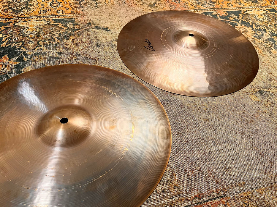Zildjian AVEDIS Series 15” Hihats 1062 1400 g HUGE SMOOTH Tone! Discontinued! CLEAN IN BAG!