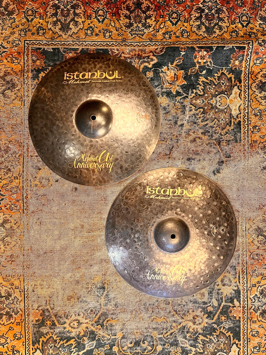 RARE Raw ISTANBUL Mehmet 61st Anniversary Vintage Series Hihats 14” 885 1105 g MINT Stunning