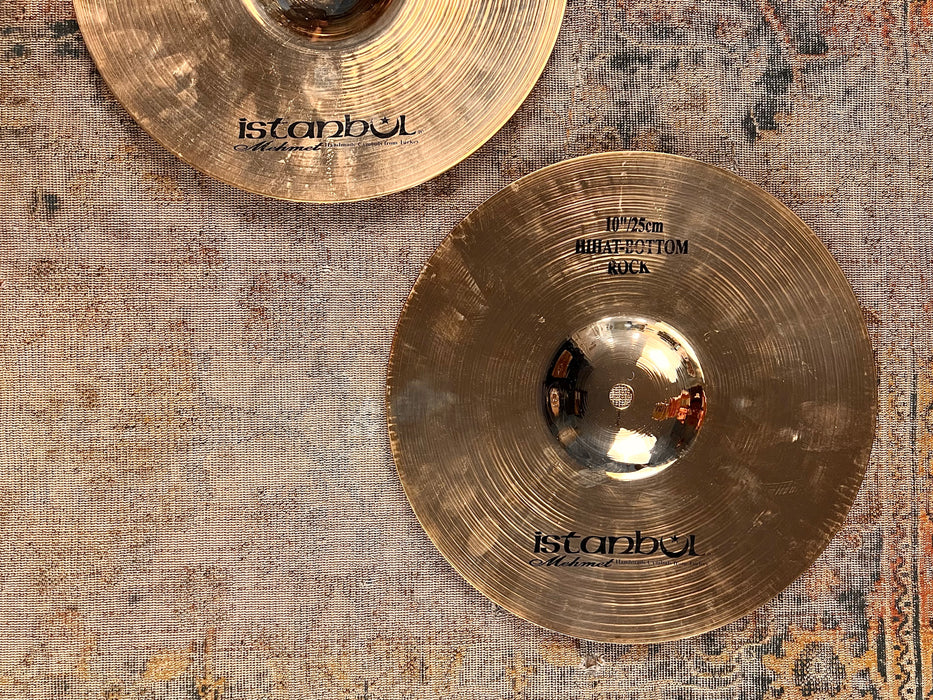 RARE ULTRA CRISP Istanbul Mehmet 10” BRILLIANT Hihats 552 674 g Clean! TIGHT QUICK!