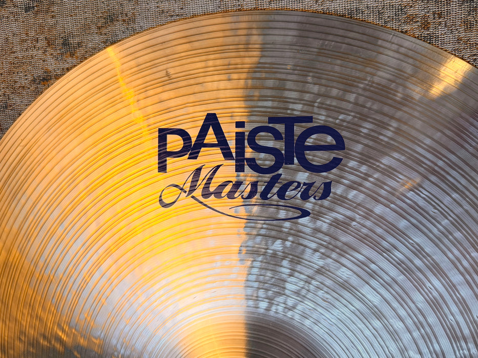 Paiste MASTERS BLUEBIRD MELLOW Ride 20” 2236 g PERFECT! Light Dark Complex! Don’t Pay $650!