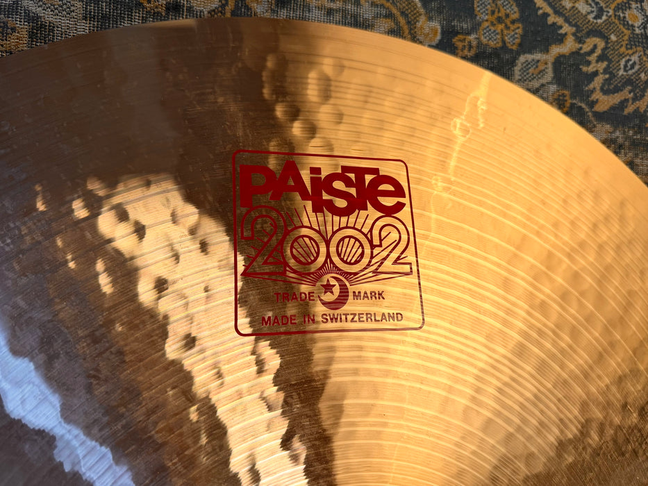 PAISTE 24” 2002 Ride ICONIC 2 FOOT GOLIATH w CLASSIC Tone! 3886 g CLEAN! Don’t Pay $650!
