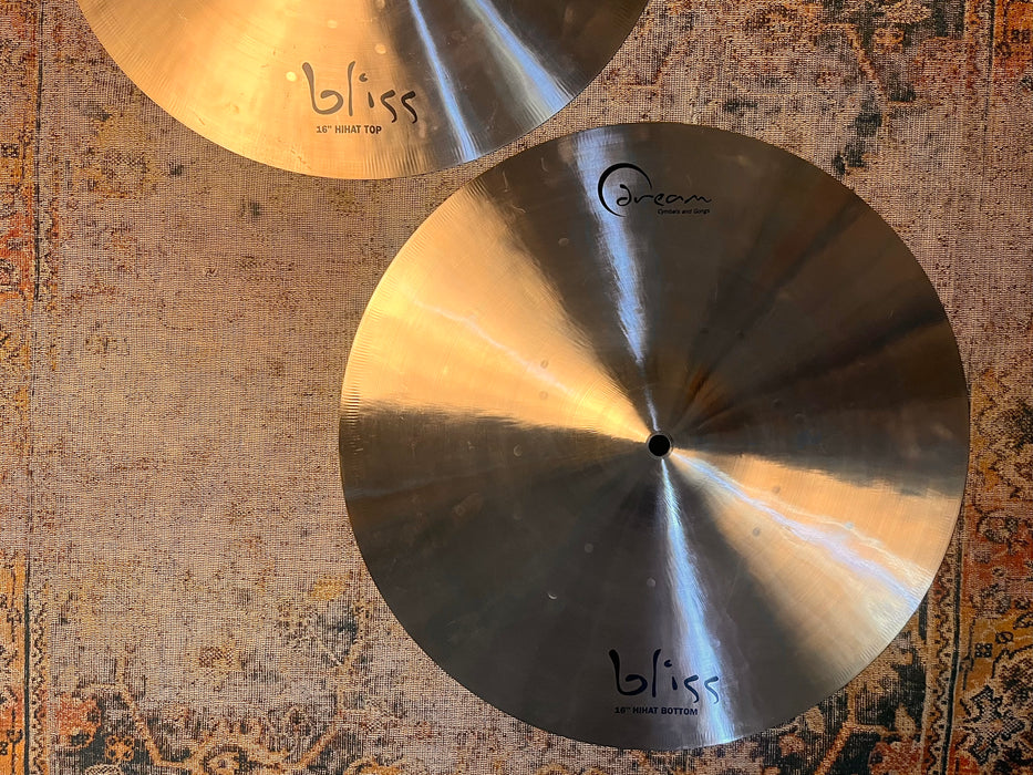 MASSIVE Warm DARK 16” Dream Hihats 1254 1392 g IMMACULATE! Huge DEEP Fat Hats! NOT $500