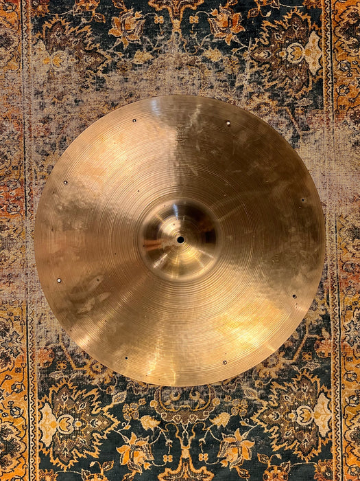 Great Definition DARK Vintage Zildjian 1960s Sizzle Ride 22” 2796 g Warm