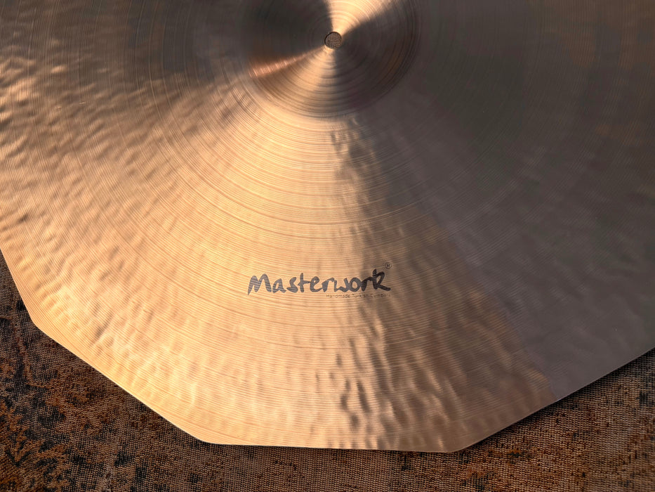 MASSIVE 2 FOOT Paperthin Masterwork Dodecagon JAZZ MASTER 24” Crash Ride 2244 g PERFECT