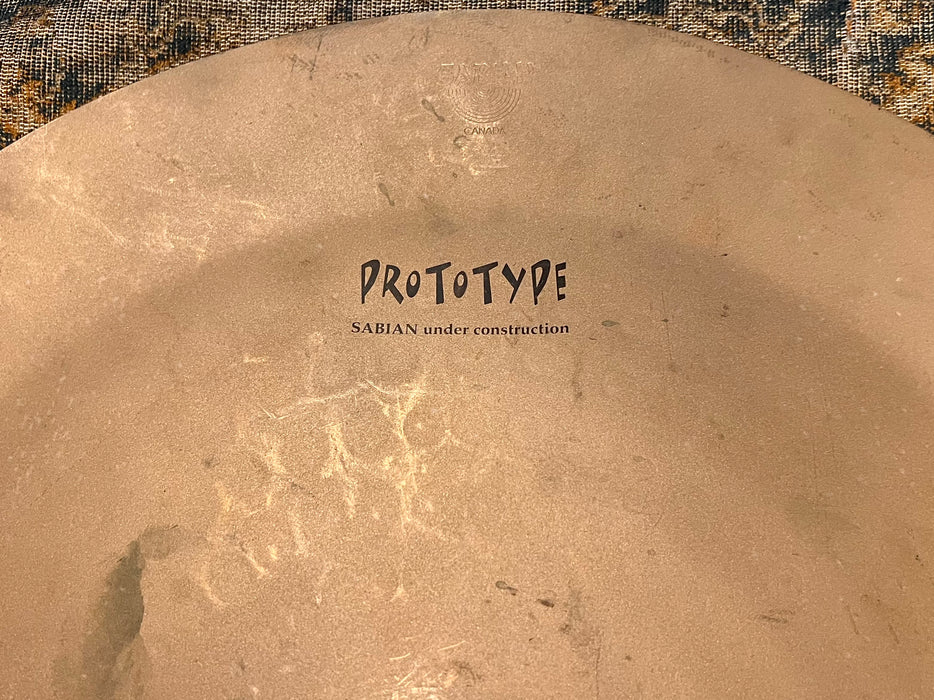 UNIQUE JACK DEJOHNETTE Sabian PROTOTYPE Encore PANG CHINA 20” 2093 g