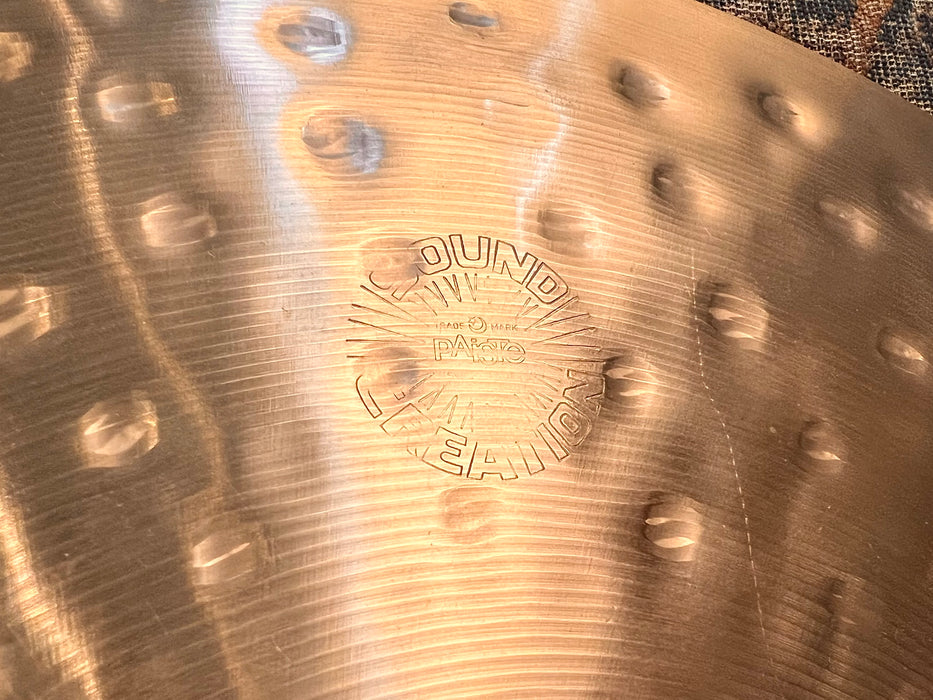 Vintage PAISTE SOUND CREATION DARK CRASH 18” 1720 g THE FAMOUS! Rare and Complex! Great Light Ride