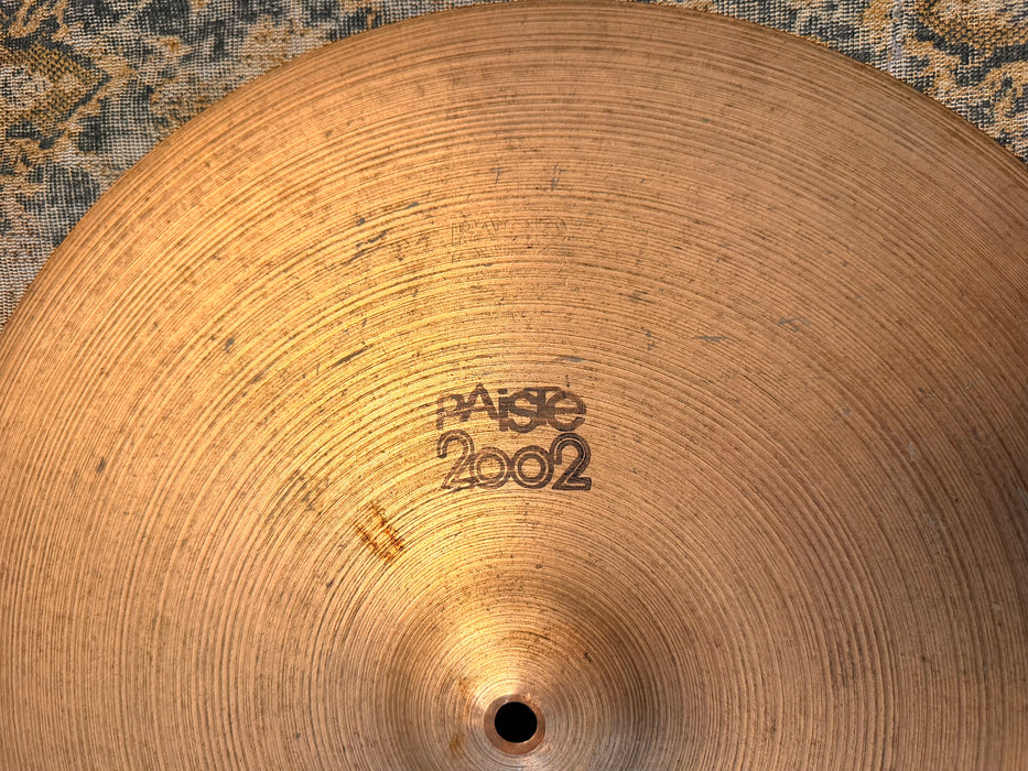 RARE 1978 Vintage Paiste 2002 FACTORY STAMPED MEDIUM 18” CRASH RIDE BONHAM ICONIC TONE 1430 g