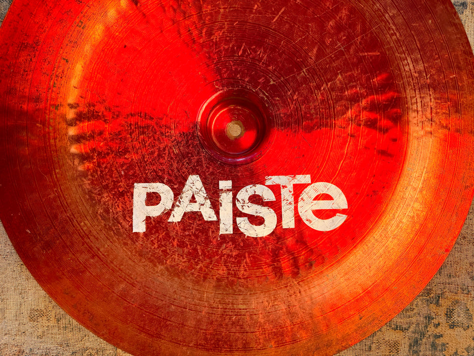THE ORIGINAL Vintage PAISTE COLORSOUND 5 China Type 18" 1294 g QUICK Semi-Dry Attack