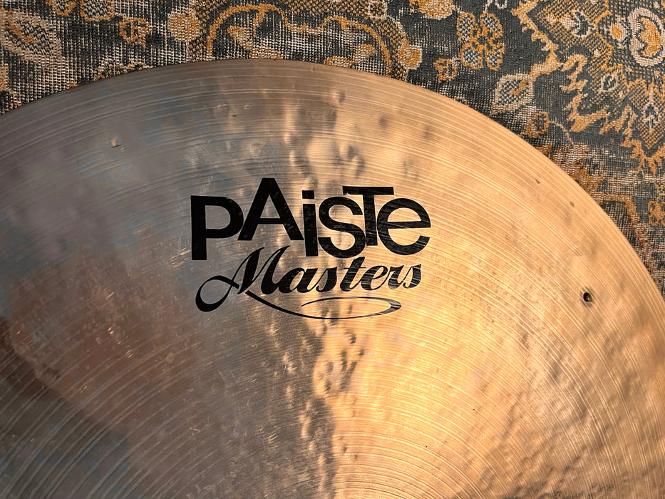Paiste MASTERS 22” DARK CRASH Ride CLEAN! 2364 g Sizzle! LIGHT COMPLEX AIRY! Don’t Pay $820!