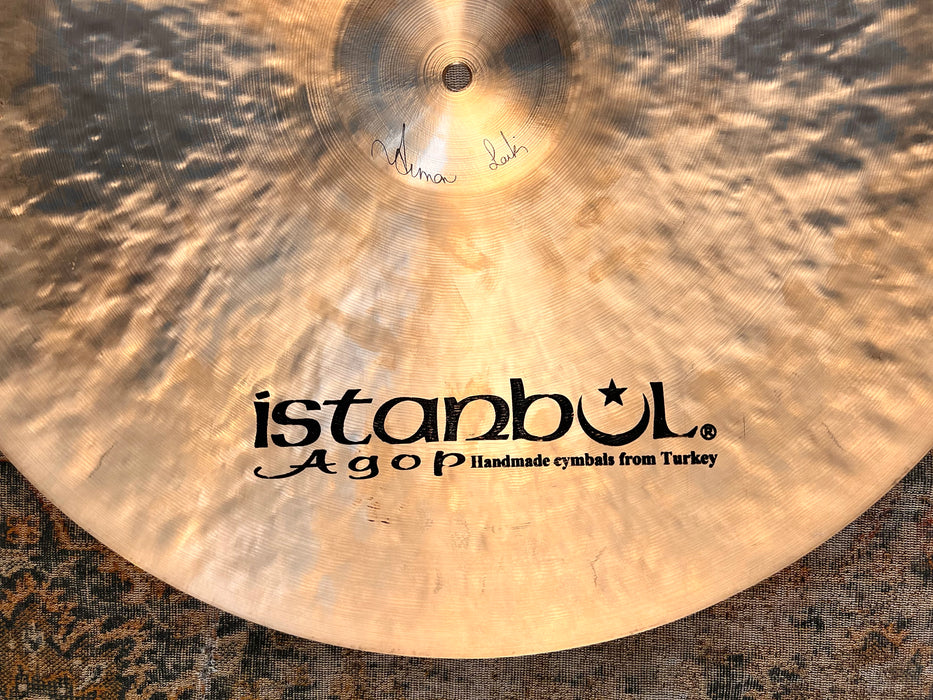 Istanbul AGOP Original MATT CHAMBERLAIN 23” Ride 2449 g ULTRA RARE COLLECTIBLE! Complex