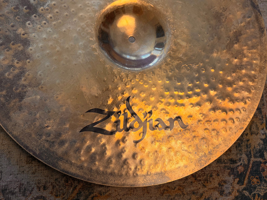 Zildjian K CUSTOM ORGANIC Ride 21” PERFECT! 2542 g DRY w RAW TOP & BRILLIANT UNDERSIDE! Why Pay $580?